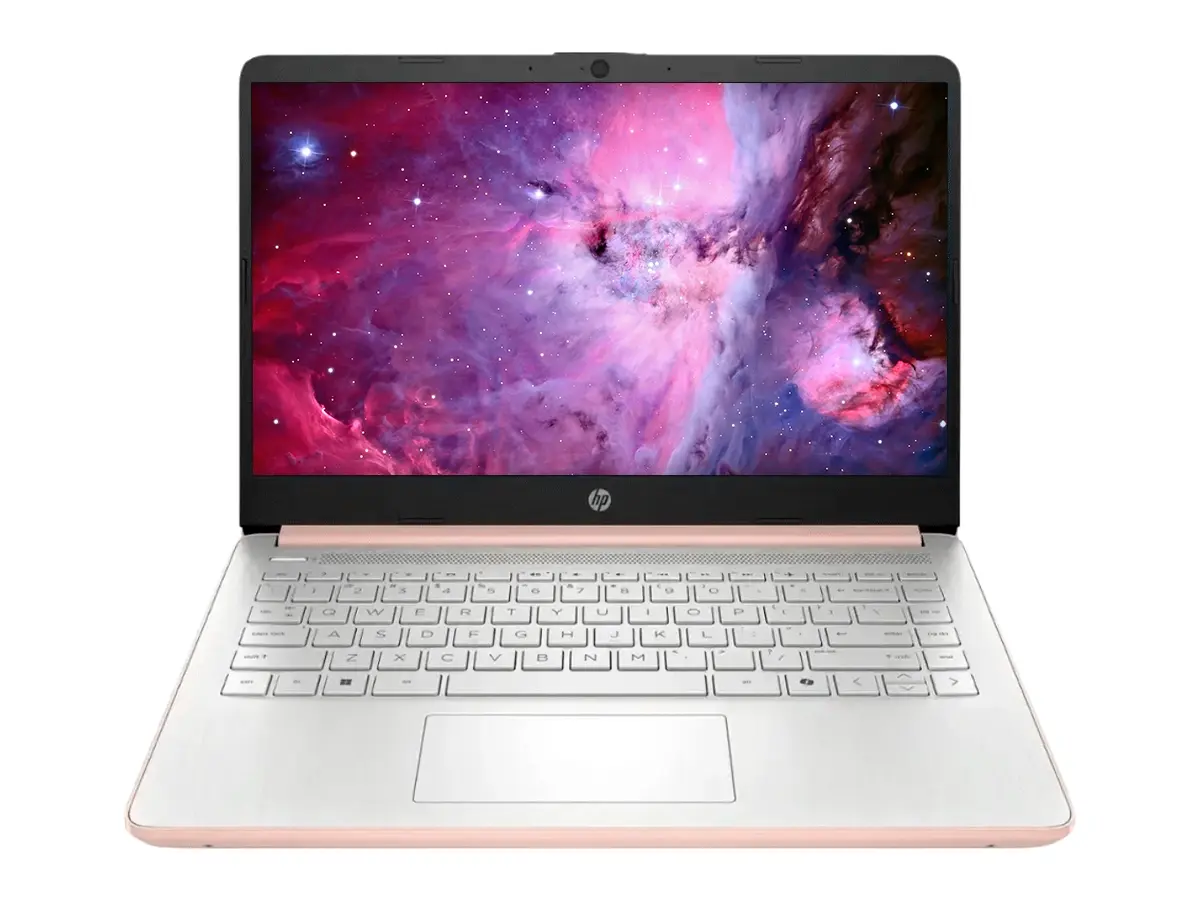Laptop HP 14-DQ6105DX Intel N150 4GB RAM 128GB UFS 14 HD Windows 11 Home Rose Gold